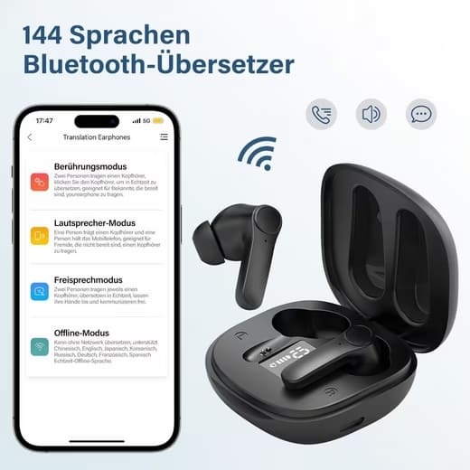 TalkWave™ KI-Übersetzungskopfhörer